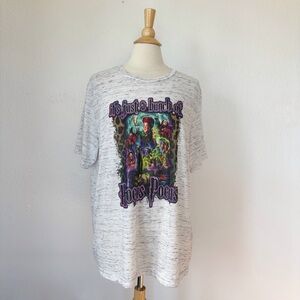 Hocus Pocus Heather Gray Graphic Halloween Short Sleeve T-Shirt